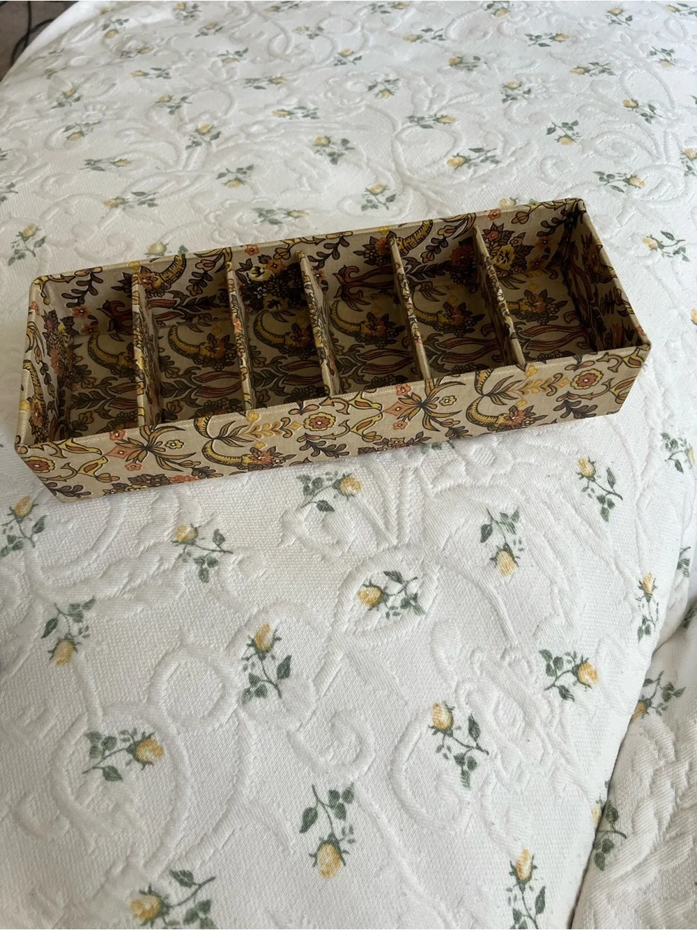 Floral Boho Patterned Jewelry Organizer Tray